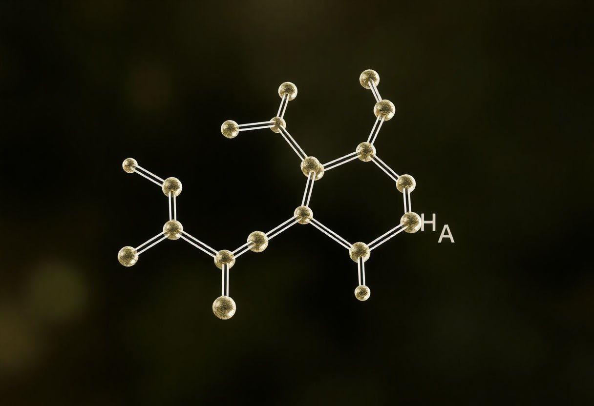 Chemical structure of retinol