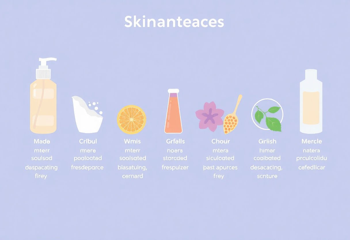 Skincare ingredients chart