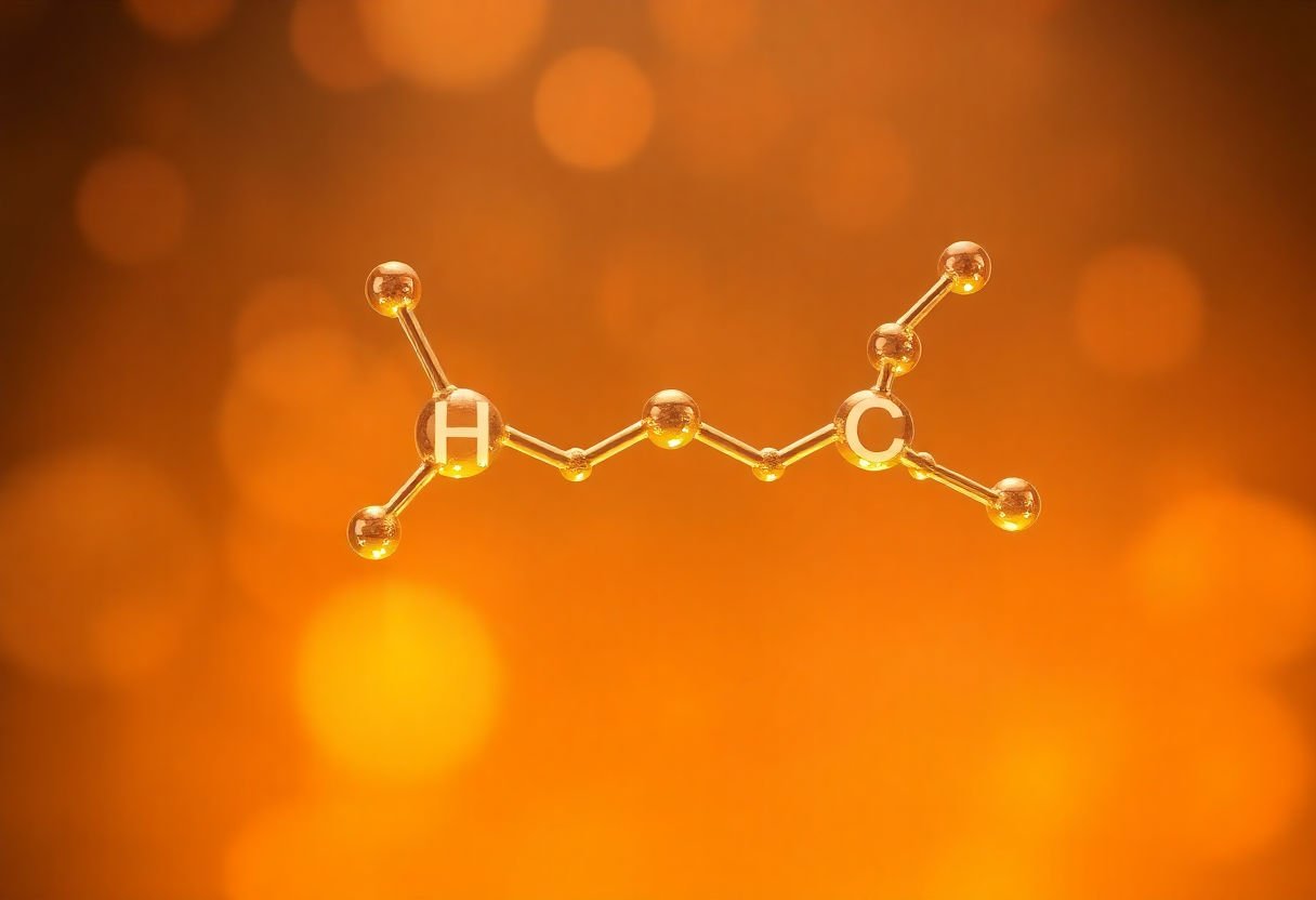 Chemical structure of retinol